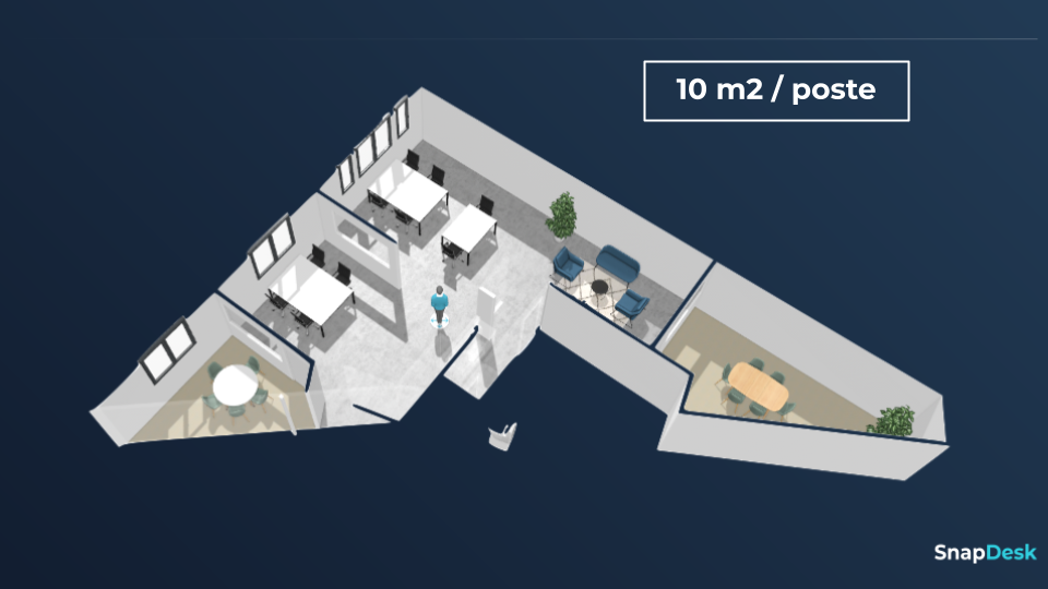 aménagement 10 m2 par poste